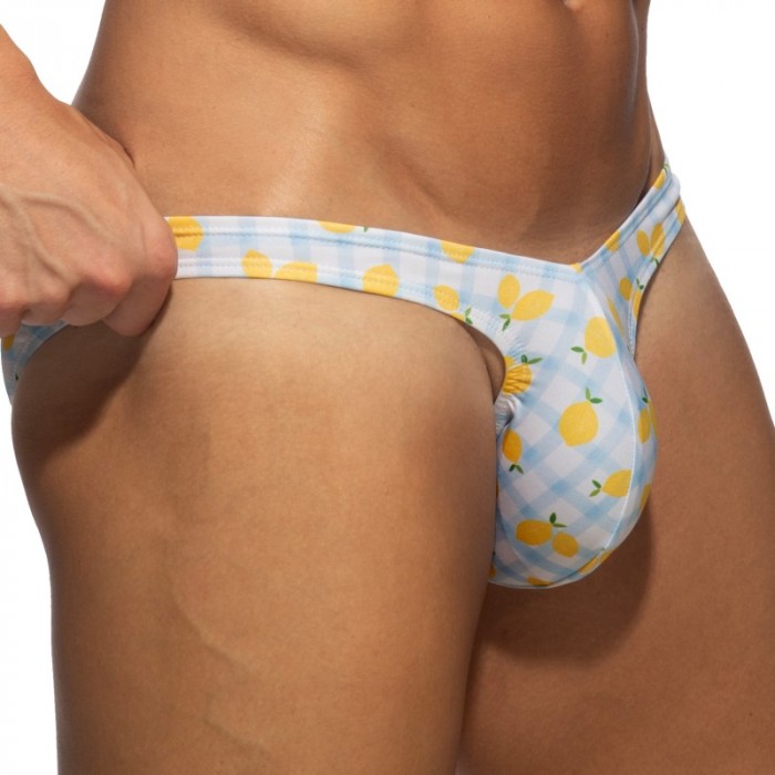 Bath Brief of the brand ADDICTED - Mini Bikini de Bain Addicted Lemon - Bleu - Ref : ADS395 C23