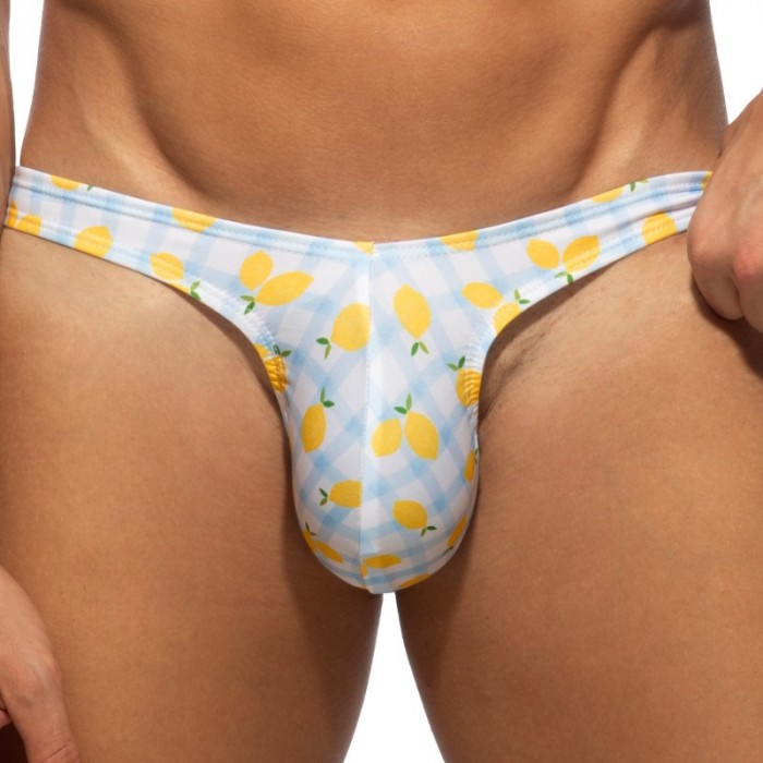 Bath Brief of the brand ADDICTED - Mini Bikini de Bain Addicted Lemon - Bleu - Ref : ADS395 C23