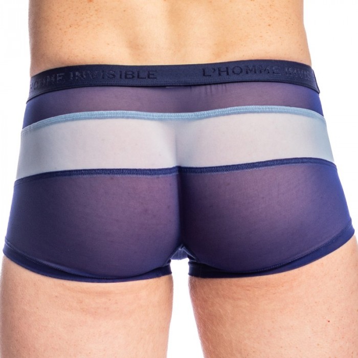 Boxer, shorty de la marque L HOMME INVISIBLE - Boxer Push-Up L Homme Invisible Skagen - Bleu - Ref : MY39W SKA 249