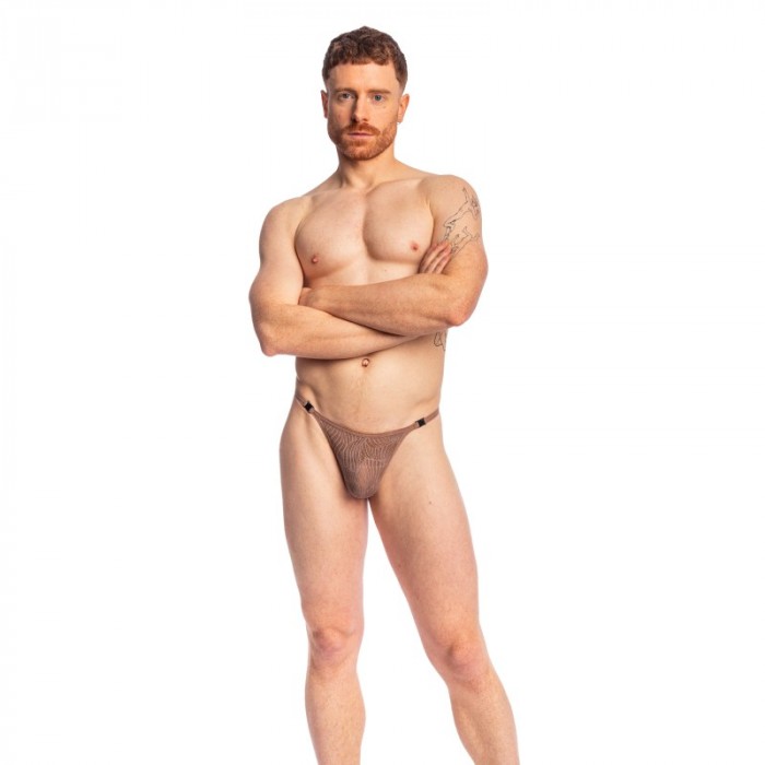 Schnur der Marke L HOMME INVISIBLE - String l Homme Invisible Nissi Striptease - Marron - Ref : UW21X NIS 020