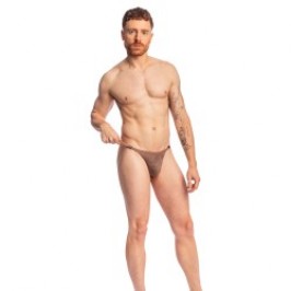 Schnur der Marke L HOMME INVISIBLE - String l Homme Invisible Nissi Striptease - Marron - Ref : UW21X NIS 020