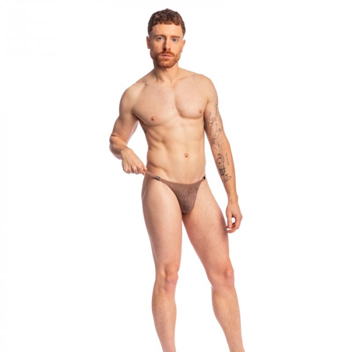 Schnur der Marke L HOMME INVISIBLE - String l Homme Invisible Nissi Striptease - Marron - Ref : UW21X NIS 020