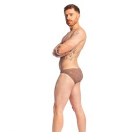Slip del marchio L HOMME INVISIBLE - copy of String Bikini l Homme Invisible Nissi - Marron - Ref : UW34 NIS 020