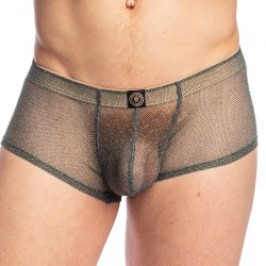 Boxer, shorty de la marque L HOMME INVISIBLE - Mini Boxer Push-Up l Homme Invisible Bergen - Noir - Ref : UW09 BER 284