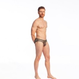 Slip der Marke L HOMME INVISIBLE - copy of String Bikini l Homme Invisible Bergen - Noir - Ref : UW27 BER 284