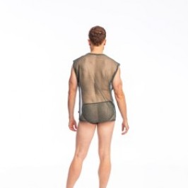 Débardeur de la marque L HOMME INVISIBLE - Débardeur l Homme Invisible Bergen - Noir - Ref : SP09 BER 284