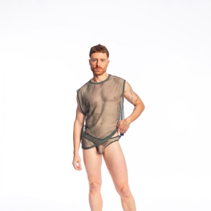 Tank top der Marke L HOMME INVISIBLE - copy of String Bikini l Homme Invisible Bergen - Noir - Ref : SP09 BER 284