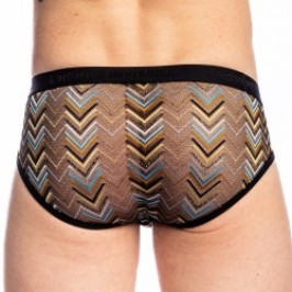 Slip, Tanga de la marque L HOMME INVISIBLE - Slip Push-Up l Homme Invisible Islay - Noir - Ref : UW06 ISL 001