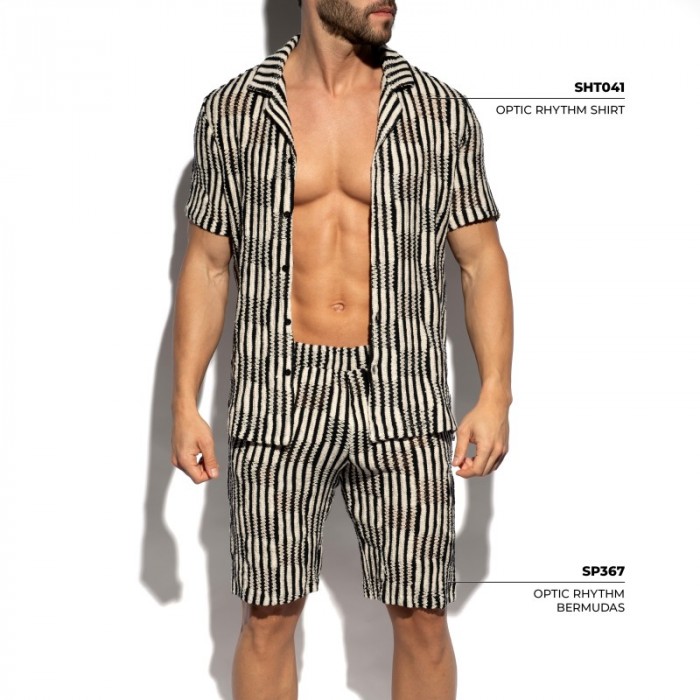 Chemise de la marque ADDICTED - Chemise Addicted Optic Rhythme Édition Limitée - Ref : SHT041 C10