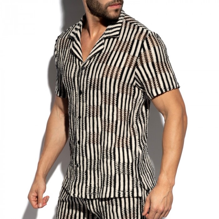 Chemise de la marque ADDICTED - Chemise Addicted Optic Rhythme Édition Limitée - Ref : SHT041 C10