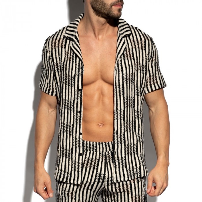 Camicia del marchio ADDICTED - Chemise Addicted Optic Rythme Édition Limitée - Ref : SHT041 C10