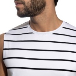 Canotta del marchio ADDICTED - Débardeur Large Addicted Stripes Wavy - Ref : AD1529 C01
