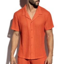 Camisa de la marca ES COLLECTION - copy of Shirt Es Collection Eyelet Édition Limitée - Jaune - Ref : SHT043 C04