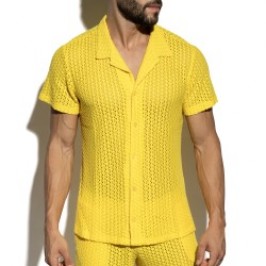 Shirt of the brand ES COLLECTION - Shirt Es Collection Eyelet Édition Limitée - Jaune - Ref : SHT043 C03