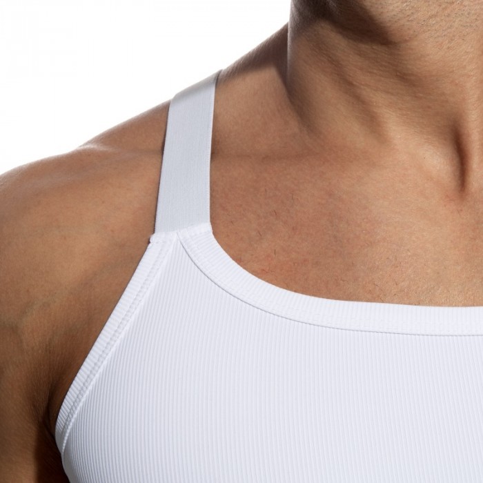 Débardeur de la marque ADDICTED - Débardeur Addicted Thin Rib Édition Limitée - Blanc - Ref : AD1515 C01