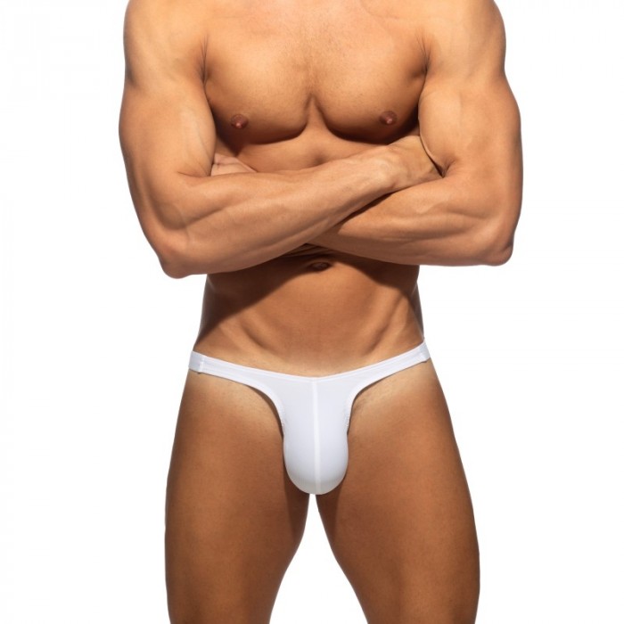 Thong of the brand ADDICTED - copy of Bikini Addicted Thin Rib Édition Limitée - Blanc - Ref : AD1506 C01