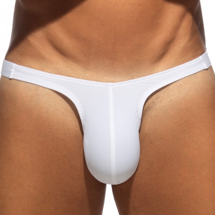 Thong of the brand ADDICTED - copy of Bikini Addicted Thin Rib Édition Limitée - Blanc - Ref : AD1506 C01