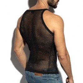 Débardeur de la marque ES COLLECTION - Débardeur Es Collection Open-Grid - Noir - Ref : TS379 C10