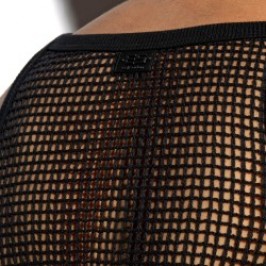 Débardeur de la marque ES COLLECTION - Débardeur Es Collection Open-Grid - Noir - Ref : TS379 C10