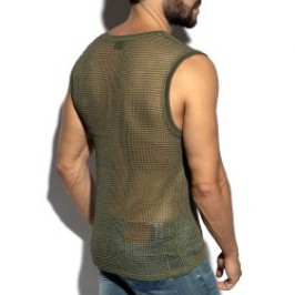 Canotta del marchio ES COLLECTION - copy of Débardeur Es Collection Open-Grid V-Neck - Ivoire - Ref : TS380 C12