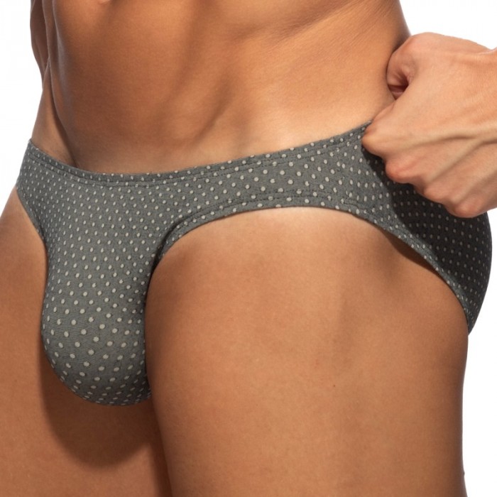 Brief of the brand ADDICTED - copy of Mini Bikini Addicted Charcoal Dots - Ref : AD1513 C15