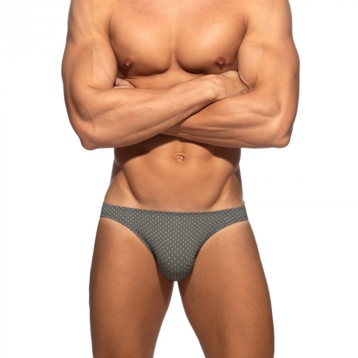 Brief of the brand ADDICTED - copy of Mini Bikini Addicted Charcoal Dots - Ref : AD1513 C15