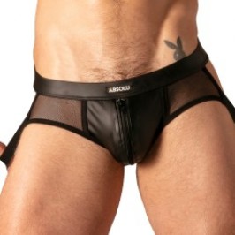 Sous-vêtements de la marque ABSOLU MALE - Jockstrap Zippé Absolu Male Rebel - Ref : AM0038N