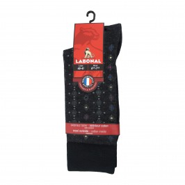 Mi-Chaussettes Laine anthracite - ref :  38920 3000