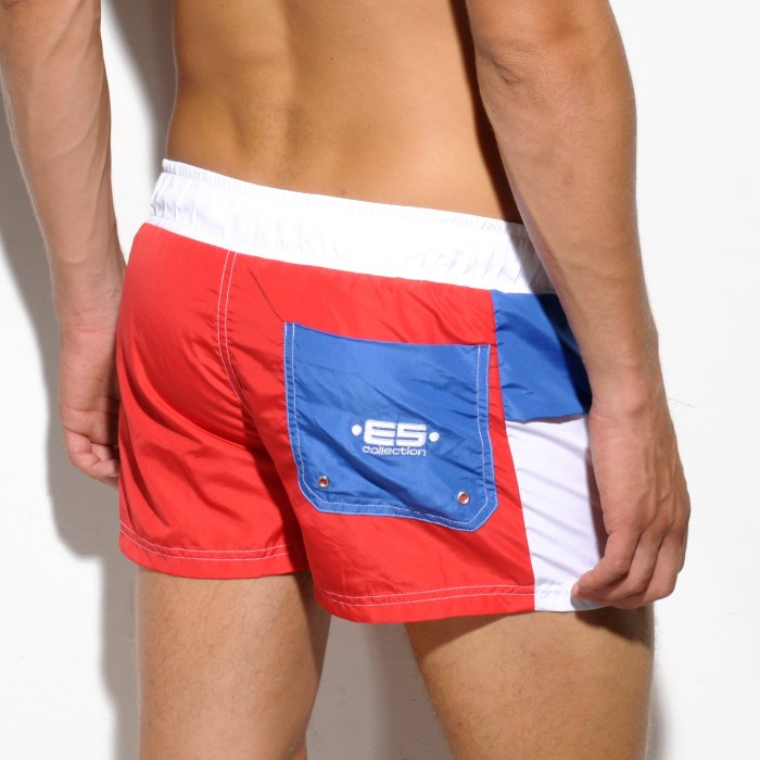 Short de bain Maksym Surf rouge - ref :  1652 C06