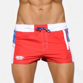 Short de bain Maksym Surf rouge - ref :  1652 C06