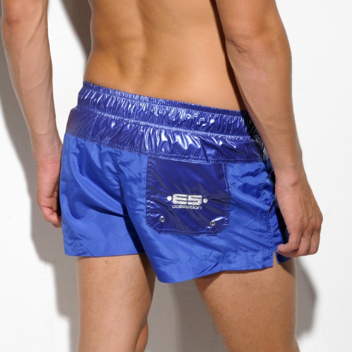 Short de bain Harry Shiny bleu - ref :  1657 C16