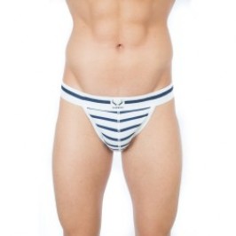 JockStrap blanc marin - ref :  JO-WSWB 