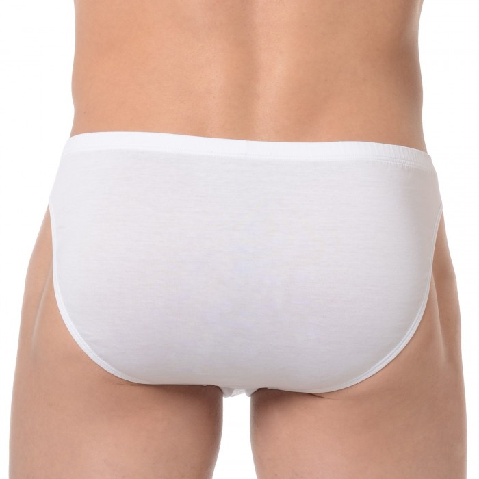 Micro slip Comfort coton mercerisé blanc - ref :  359699 0003