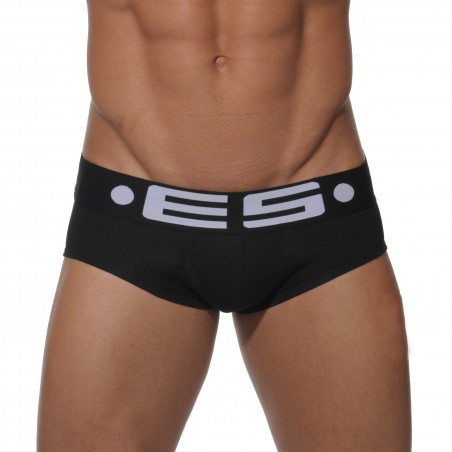 Schwarz Basic Baumwollslip