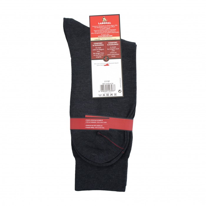 Mi-chaussettes anthracite - ref :  11110 3800 