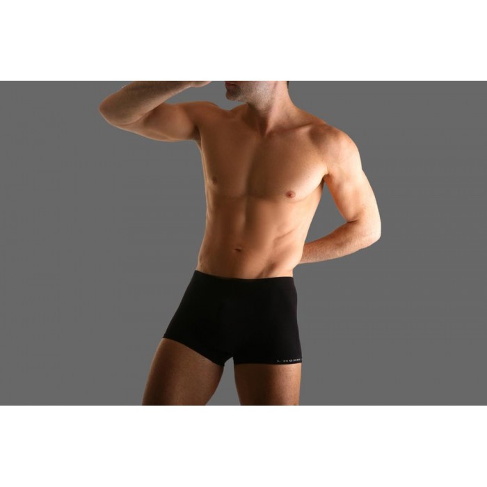  Boxer Muscle noir - L'HOMME INVISIBLE MY26.290  