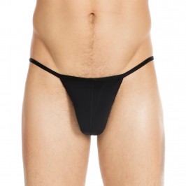 G-String Plume noir - HOM 359931 0004