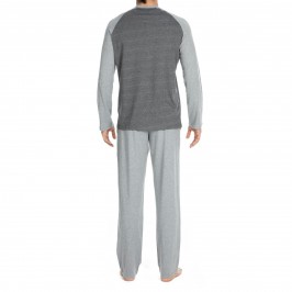  Ensemble pyjama Pantalon/T-shirt Charming gris - HOM 400311 00ZU  