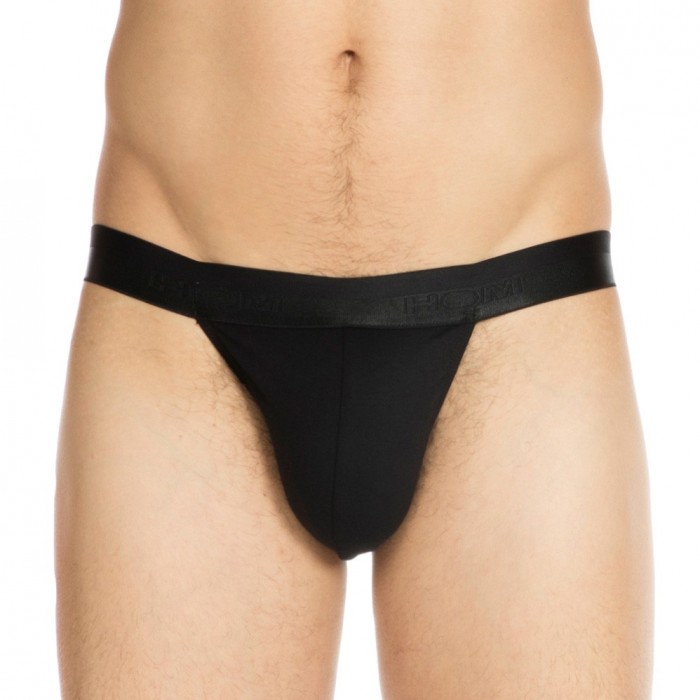  Slip tanga Classic noir - HOM 400413 0004  