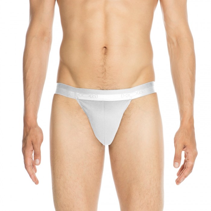  Slip tanga Classic blanc - HOM 400413 0003  