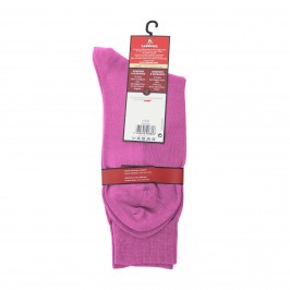  Mi-chaussettes unies, semelle double rose - LABONAL 11110 9430 