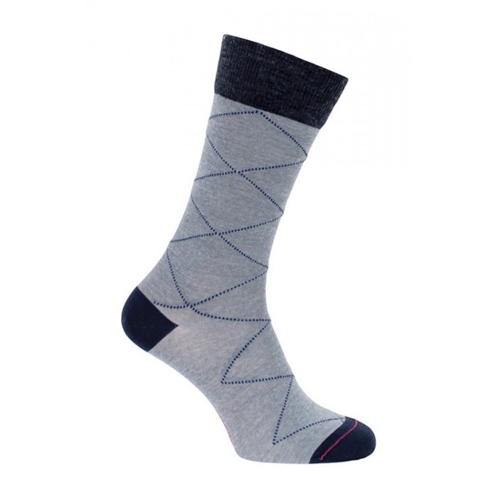  Chaussette laine Intersia gris - LABONAL 38947-3200 