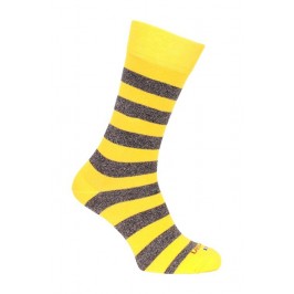  Chaussette rayée jaune - LABONAL 34450 6350 