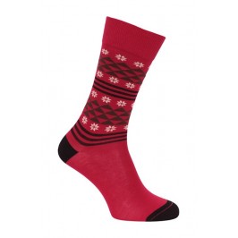  Chaussette flocons rouge cardinal - LABONAL 34439-9100 