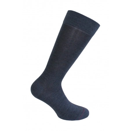 Half sock anthracite wool