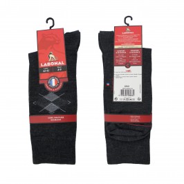  Chaussette losanges palce anthracite - LABONAL 38950 3000 