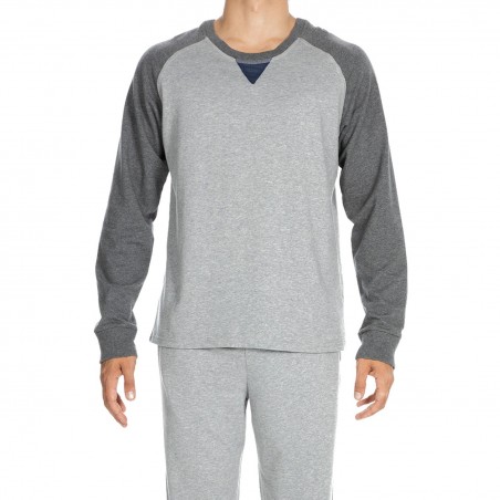 Mika grauer Pyjama