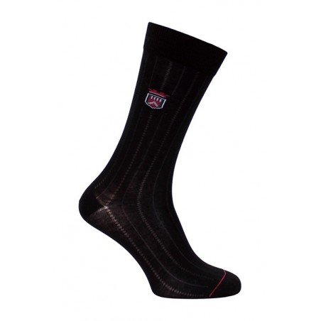 Chaussette blason noir