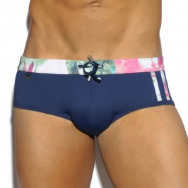  Slip de bain Contrast Stripes navy - ES COLLECTION 1722 C09 