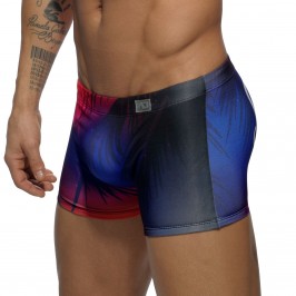  Boxer de bain Summer Camp Digital navy - ADDICTED ADS129 C09 